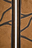 Hamilton Interiors Accessories Astratto Set Of 2 Brown and Black Textured Wall Art House of Isabella UK