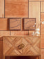 Hamilton Interiors Accessories Astratto Set Of 2 Brown and Black Textured Wall Art House of Isabella UK