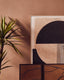 Hamilton Interiors Accessories Astratto Set Of 2 Brown and Black Textured Wall Art House of Isabella UK