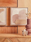 Hamilton Interiors Accessories Astratto Set Of 2 Natural Textured Wall Art House of Isabella UK