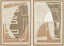 Hamilton Interiors Accessories Astratto Set of 2 Neutral Abstract Canvas Wall Art House of Isabella UK