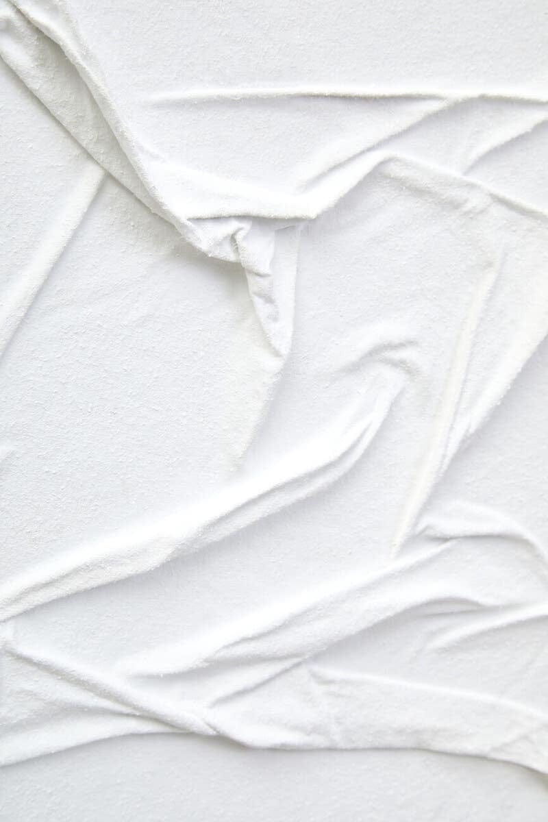 Hamilton Interiors Accessories Astratto White Hand Painted Sculptural Fabric Wall Art House of Isabella UK