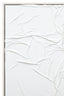 Hamilton Interiors Accessories Astratto White Hand Painted Sculptural Fabric Wall Art House of Isabella UK