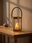 Hamilton Interiors Accessories Astro Small Gold Finish Lantern House of Isabella UK