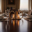 Hamilton Interiors Accessories Aura Small Gold Finish Double Candle Holder. House of Isabella UK