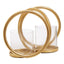 Hamilton Interiors Accessories Aura Small Gold Finish Double Candle Holder. House of Isabella UK