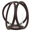 Hamilton Interiors Accessories Aura Small Matte Black Finish Candle Holder House of Isabella UK