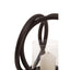 Hamilton Interiors Accessories Aura Small Matte Black Finish Candle Holder House of Isabella UK