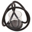 Hamilton Interiors Accessories Aura Small Matte Black Finish Candle Holder House of Isabella UK