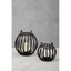 Hamilton Interiors Accessories Aura Small Matte Black Finish Lantern House of Isabella UK
