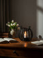 Hamilton Interiors Accessories Aura Small Matte Black Finish Lantern House of Isabella UK