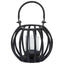 Hamilton Interiors Accessories Aura Small Matte Black Finish Lantern House of Isabella UK