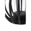Hamilton Interiors Accessories Aura Small Matte Black Finish Lantern House of Isabella UK
