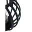 Hamilton Interiors Accessories Aura Small Matte Black Finish Lantern House of Isabella UK
