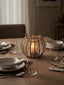 Hamilton Interiors Accessories Aura Small Silver Finish Lantern House of Isabella UK