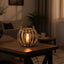 Hamilton Interiors Accessories Aura Small Silver Finish Lantern House of Isabella UK