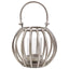 Hamilton Interiors Accessories Aura Small Silver Finish Lantern House of Isabella UK
