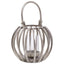 Hamilton Interiors Accessories Aura Small Silver Finish Lantern House of Isabella UK