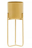 Hamilton Interiors Accessories Avento Large Gold Finish Floor Planter House of Isabella UK