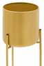 Hamilton Interiors Accessories Avento Large Gold Finish Floor Planter House of Isabella UK