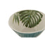 Hamilton Interiors Accessories Bali Dark Green Small Salad Bowl with Leaf Design House of Isabella UK