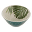 Hamilton Interiors Accessories Bali Dark Green Small Salad Bowl with Leaf Design House of Isabella UK