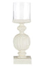 Hamilton Interiors Accessories Bati Mango Wood Carved Candle Holder House of Isabella UK