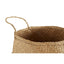 Hamilton Interiors Accessories Black And Natural Medium Seagrass Basket House of Isabella UK