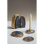 Hamilton Interiors Accessories Bowerbird Agata Grey Agate Candle Holder House of Isabella UK