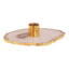 Hamilton Interiors Accessories Bowerbird Agata Grey Agate Candle Holder House of Isabella UK