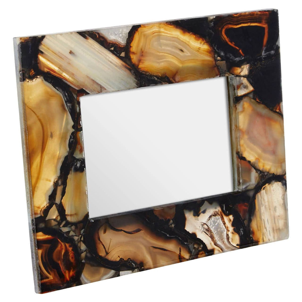 Hamilton Interiors Accessories Bowerbird Black Agate 4 X 6 Photo Frame House of Isabella UK