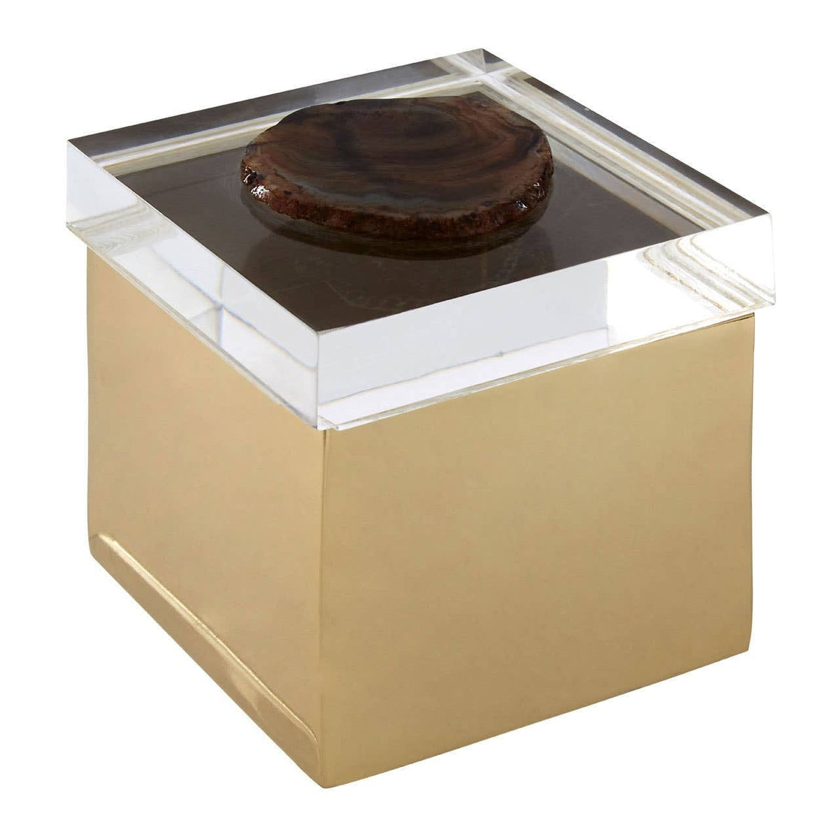 Hamilton Interiors Accessories Bowerbird Black Agate Small Trinket Box House of Isabella UK