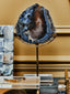 Hamilton Interiors Accessories Bowerbird Black And Gold Agate Sculpture House of Isabella UK