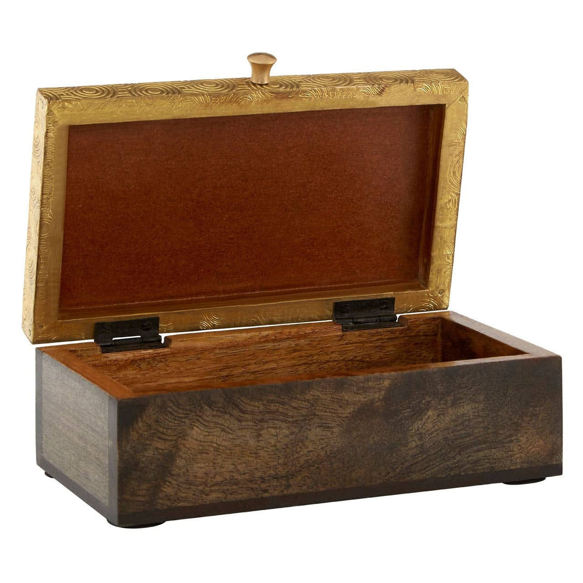 Hamilton Interiors Accessories Bowerbird Gold Disc Design Small Trinket Box House of Isabella UK