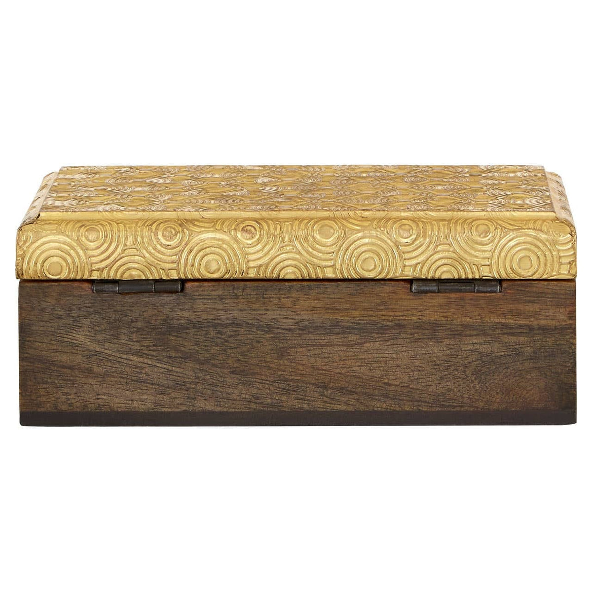 Hamilton Interiors Accessories Bowerbird Gold Disc Design Small Trinket Box House of Isabella UK