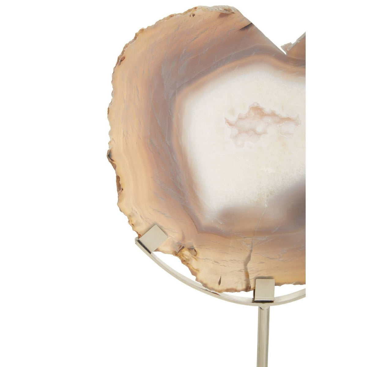 Hamilton Interiors Accessories Bowerbird White And Silver Agate Sculpture House of Isabella UK