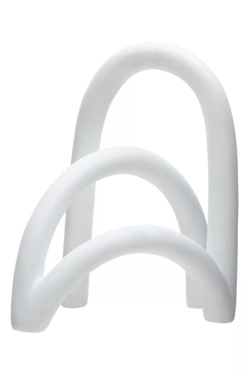 Hamilton Interiors Accessories Broc White Arched Sculpture House of Isabella UK