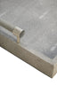 Hamilton Interiors Accessories Cardona Set of Two Grey Shagreen Effect Trays House of Isabella UK