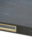 Hamilton Interiors Accessories Cardona Set Of Two Hexagonal Blue Shagreen Effect Trays House of Isabella UK