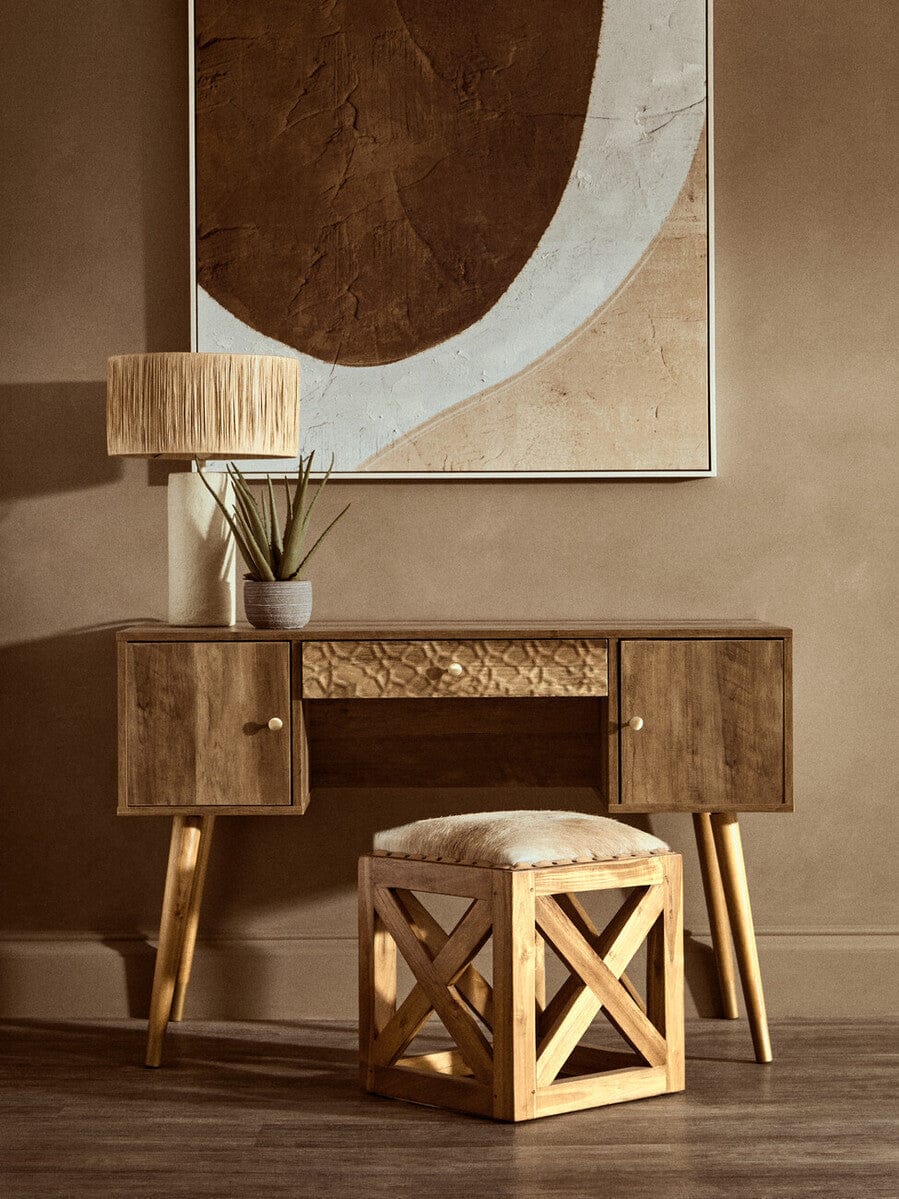 Hamilton Interiors Accessories Carta Natural Papier Mache Table Lamp With Natural Raffia Shade House of Isabella UK
