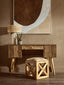 Hamilton Interiors Accessories Carta Natural Papier Mache Table Lamp With Natural Raffia Shade House of Isabella UK