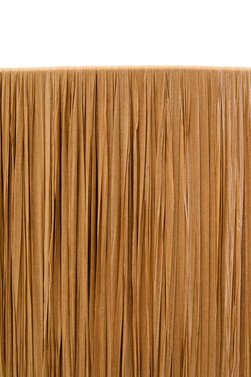 Hamilton Interiors Accessories Carta Natural Papier Mache Table Lamp With Natural Raffia Shade House of Isabella UK