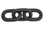 Hamilton Interiors Accessories Cato Black Wood 3 Link Chain Decor House of Isabella UK