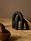 Hamilton Interiors Accessories Cato Black Wood Arch Sculpture House of Isabella UK