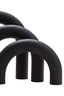 Hamilton Interiors Accessories Cato Black Wood Arch Sculpture House of Isabella UK
