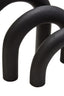 Hamilton Interiors Accessories Cato Black Wood Arch Sculpture House of Isabella UK