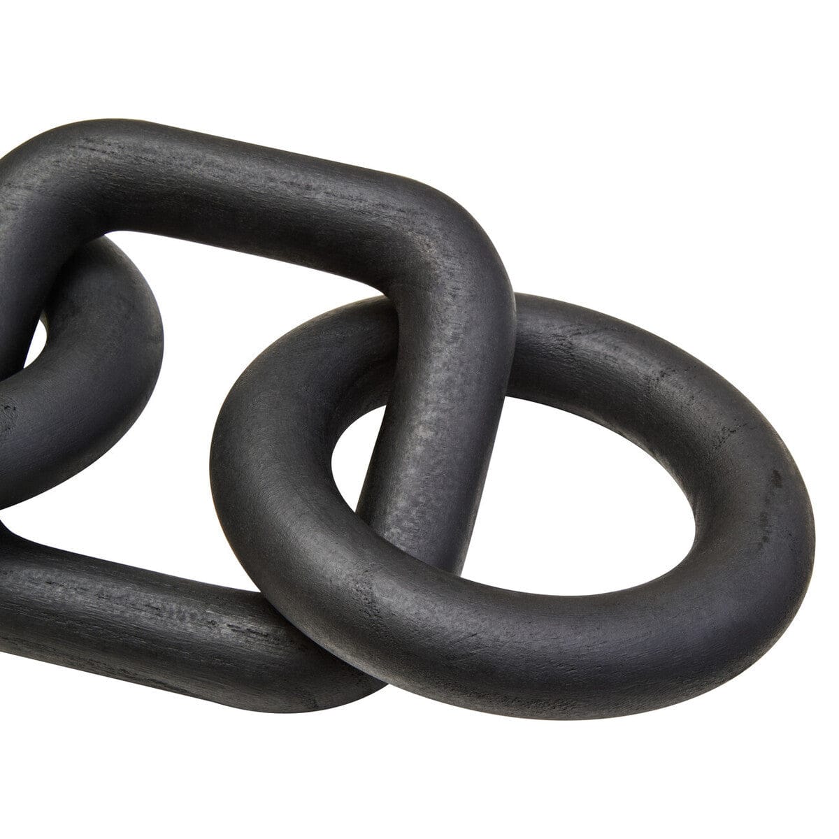 Hamilton Interiors Accessories Cato Black Wood Five Link Chain Decor House of Isabella UK