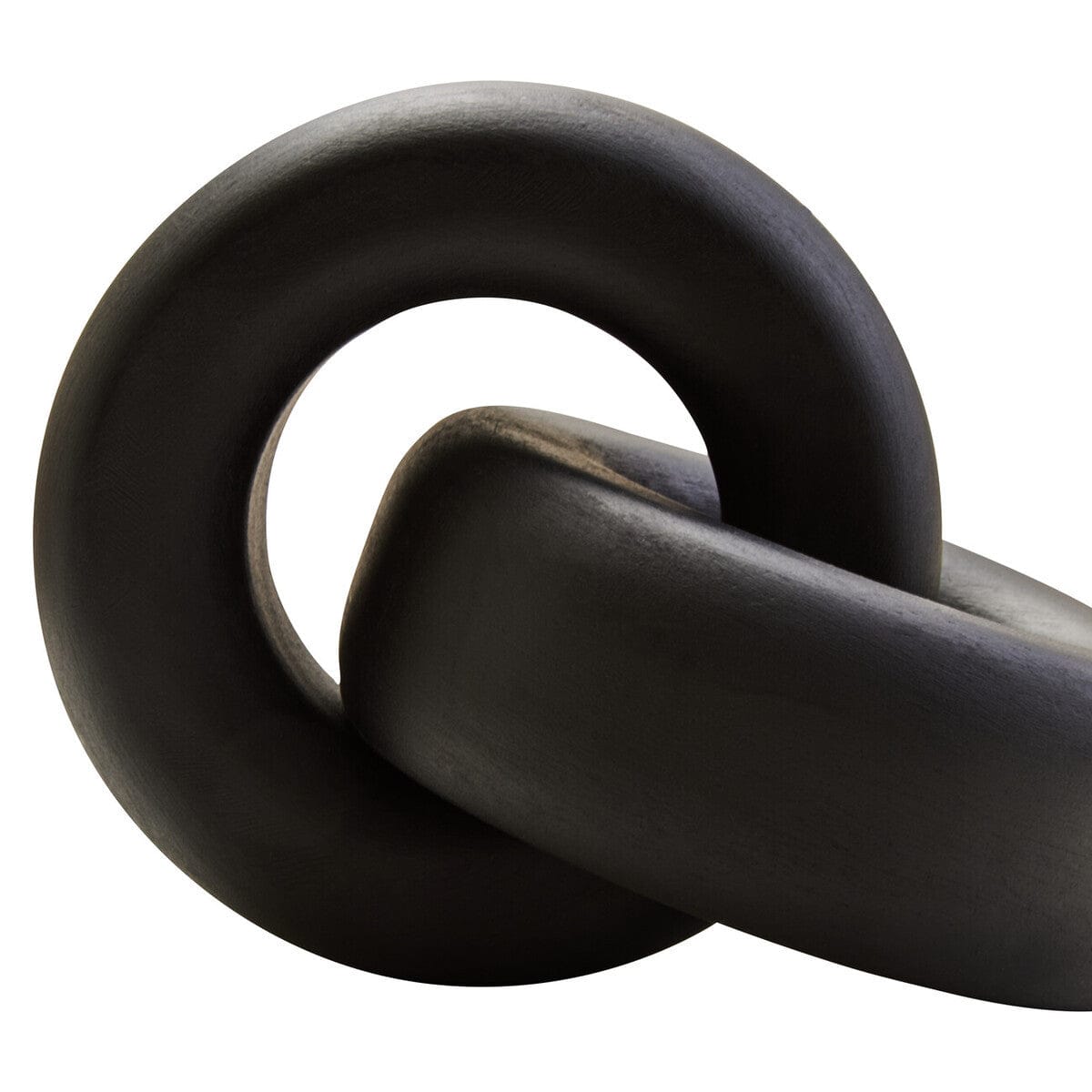 Hamilton Interiors Accessories Cato Black Wood Large Knot Decor House of Isabella UK