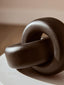 Hamilton Interiors Accessories Cato Black Wood Small Knot Decor House of Isabella UK