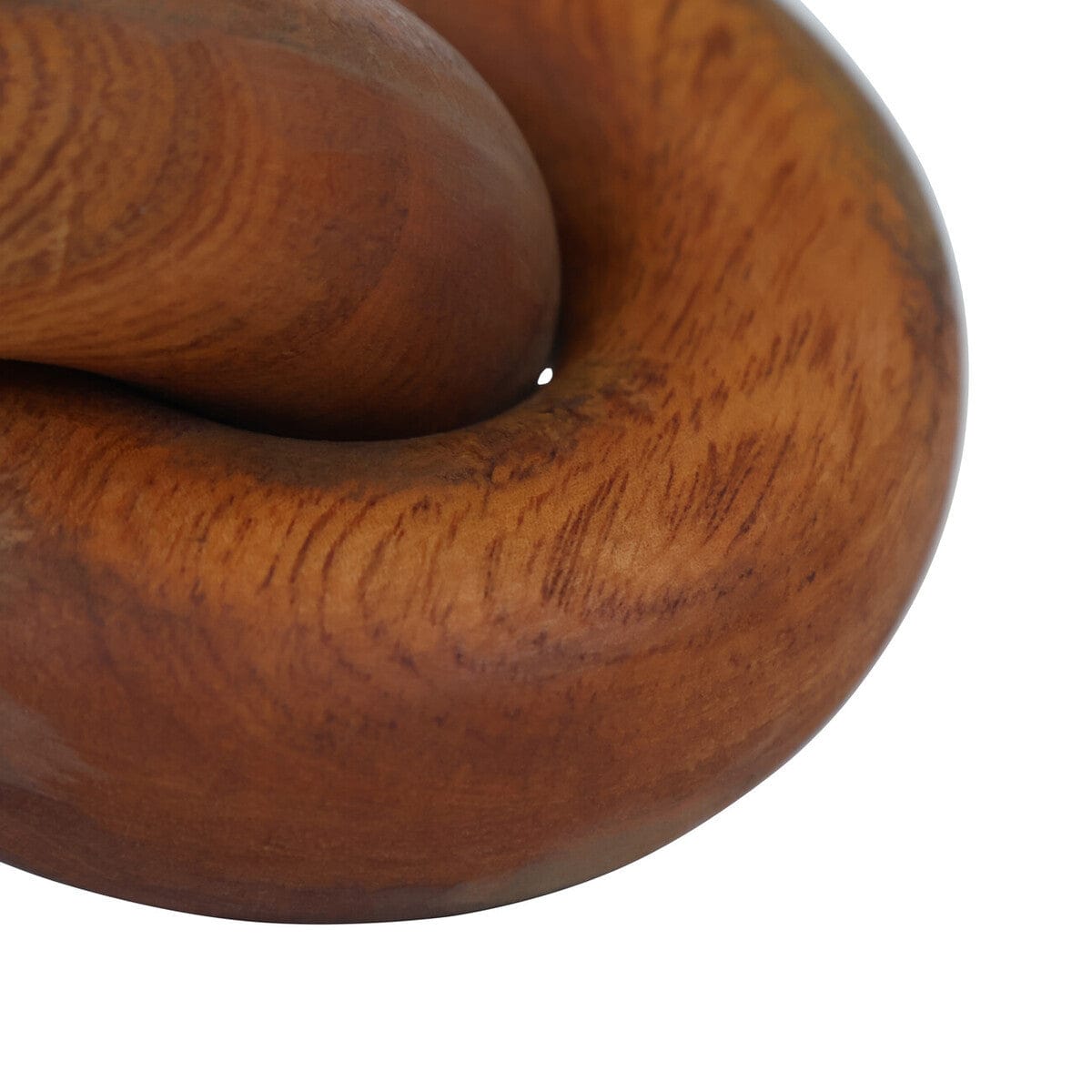Hamilton Interiors Accessories Cato Brown Wood Small Knot Decor House of Isabella UK